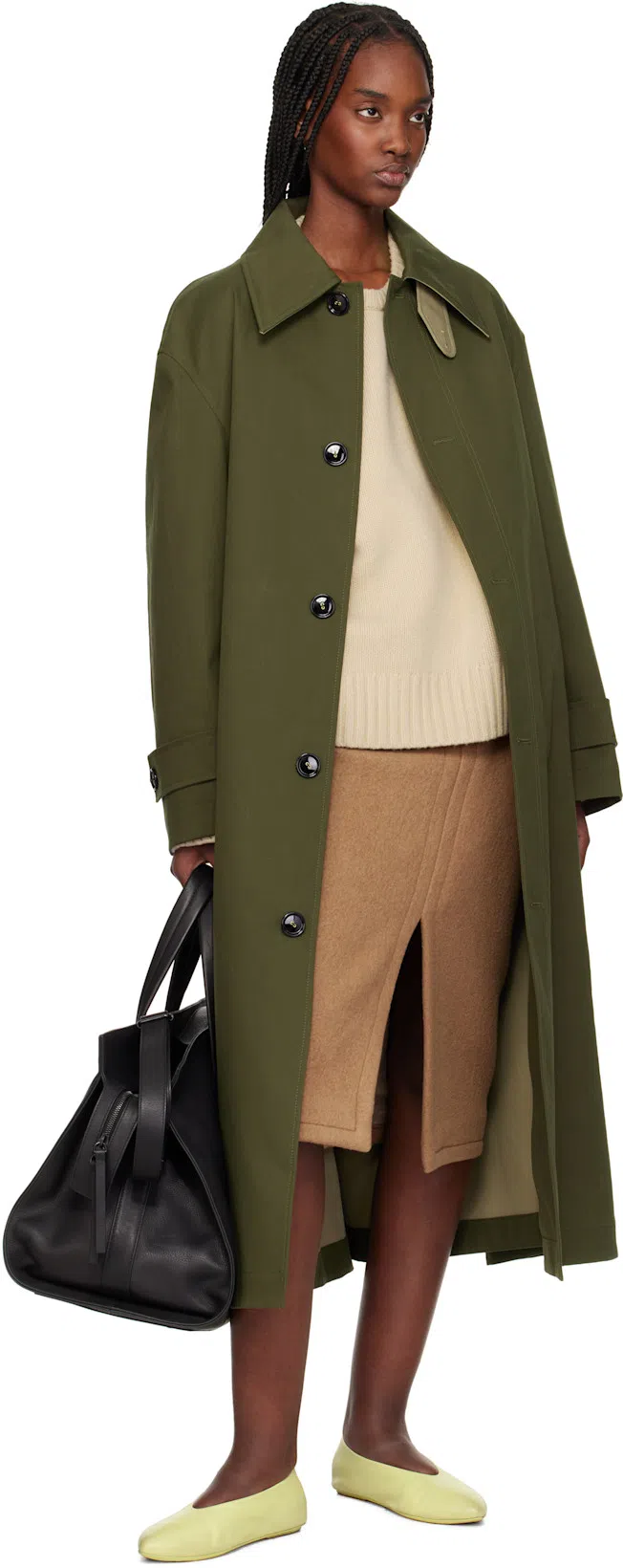 TOTÊME Toteme Whipstitched Wool-blend Jumper In Cream