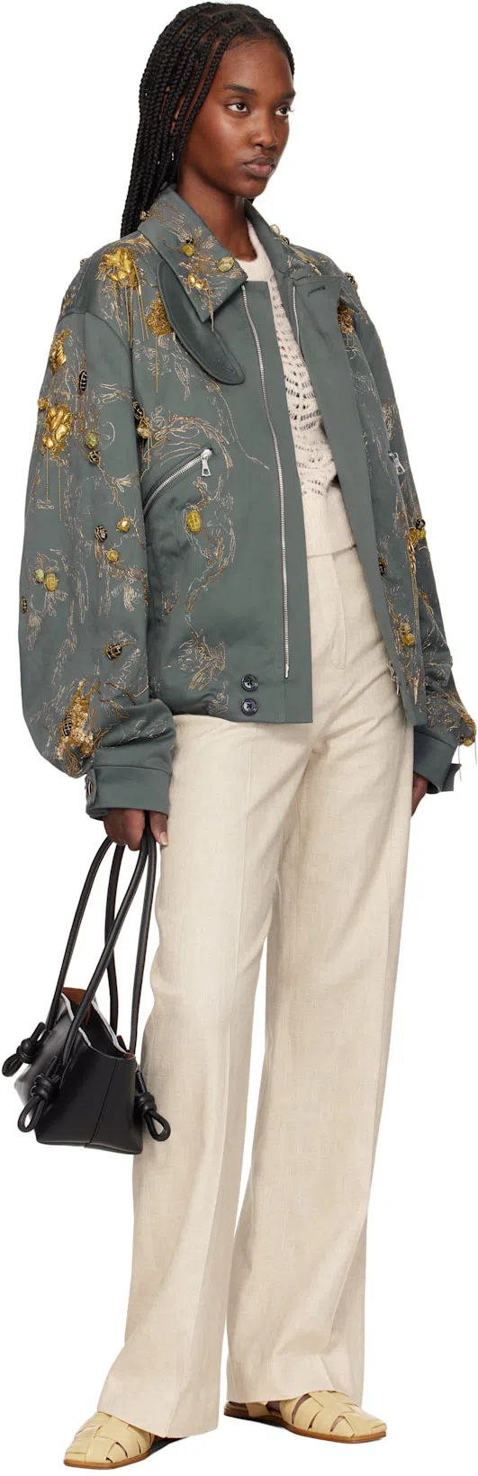 HEREU Fleca Shoulder Bag In Black