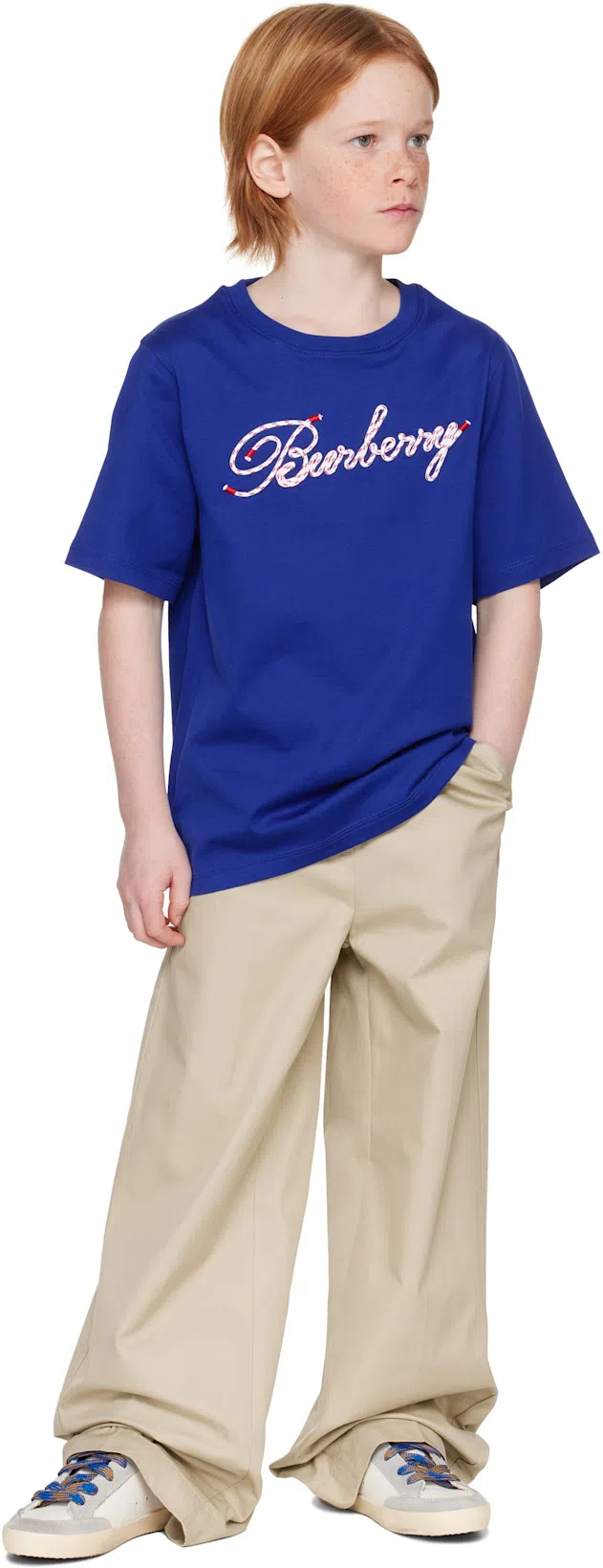 GOLDEN GOOSE White June Sneakers For Kids With Star And Logo