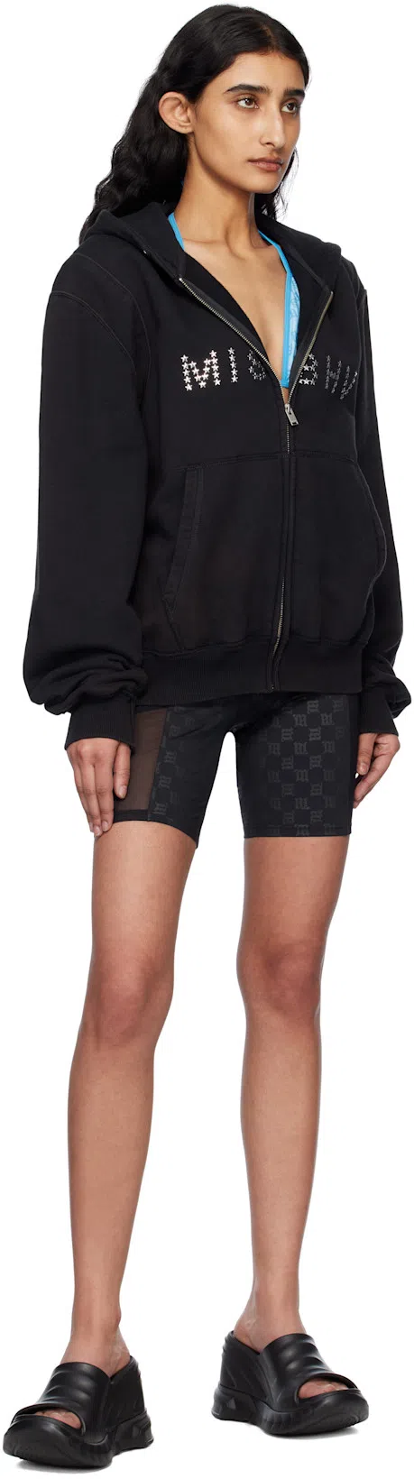 MISBHV Monogram Biker Shorts In Black
