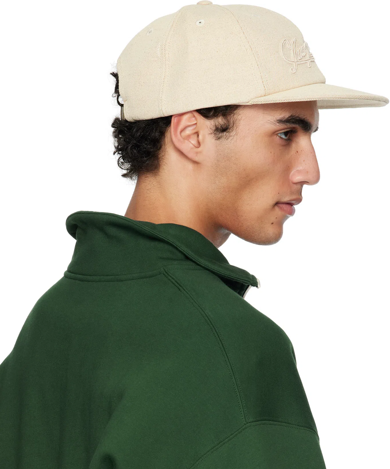 JACQUEMUS Gros-grain Sweatshirt In Green
