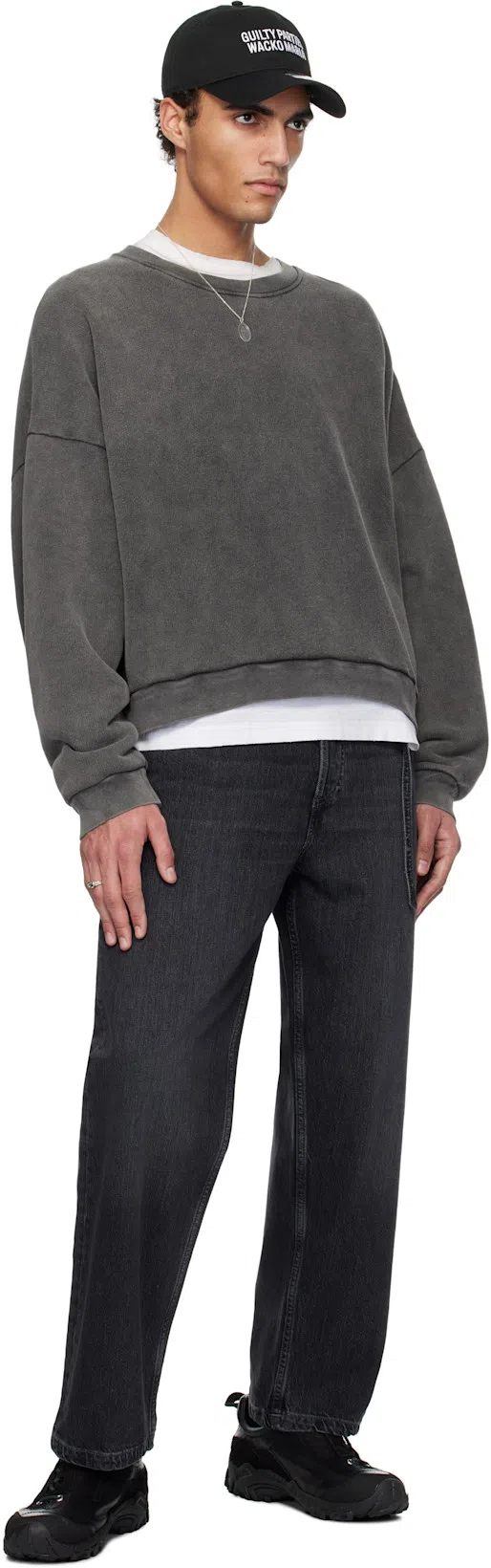 ACNE STUDIOS Man Black Sweatshirts