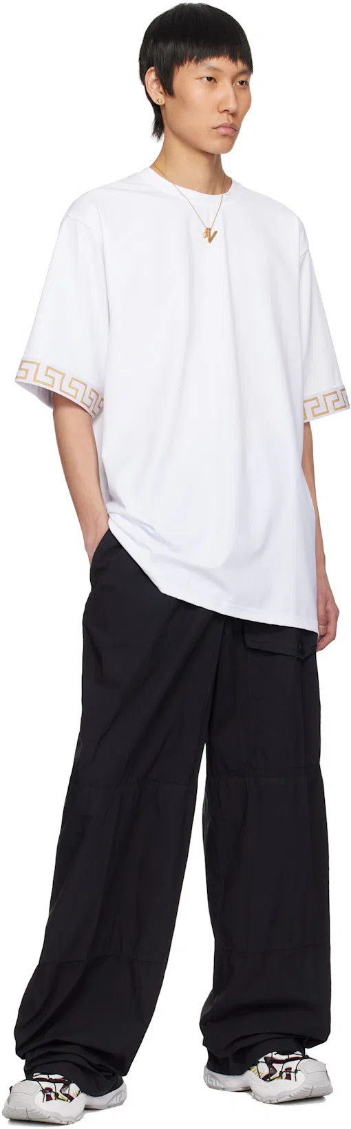 VERSACE Medusa Barocco Brass Ring In Multicolor