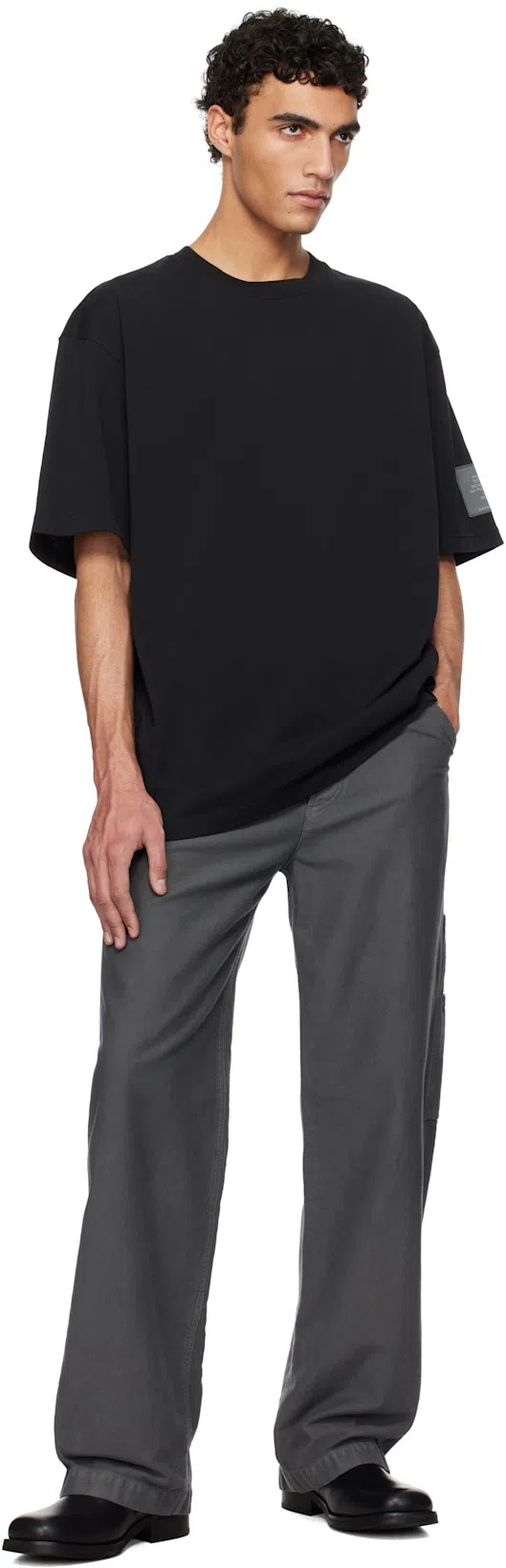 DRIES VAN NOTEN Gray Straight-leg Jeans In 802 Grey