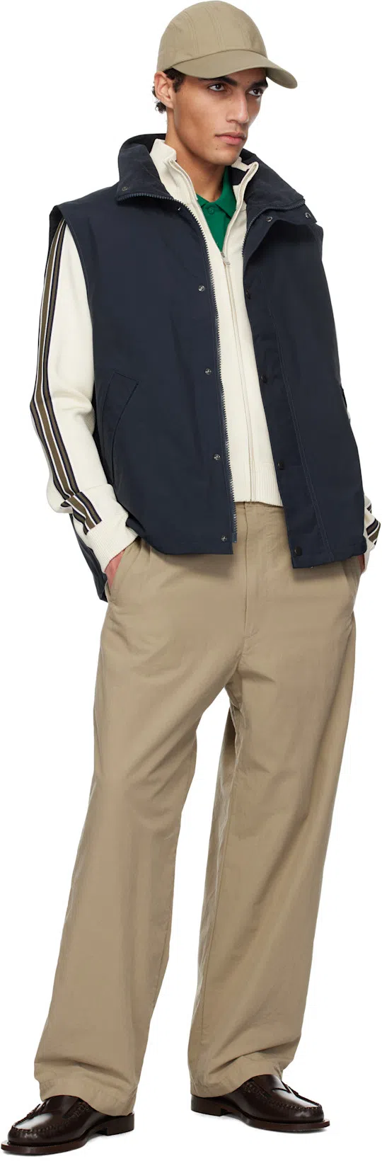 WALES BONNER Fine-knit Track Jacket In Multi