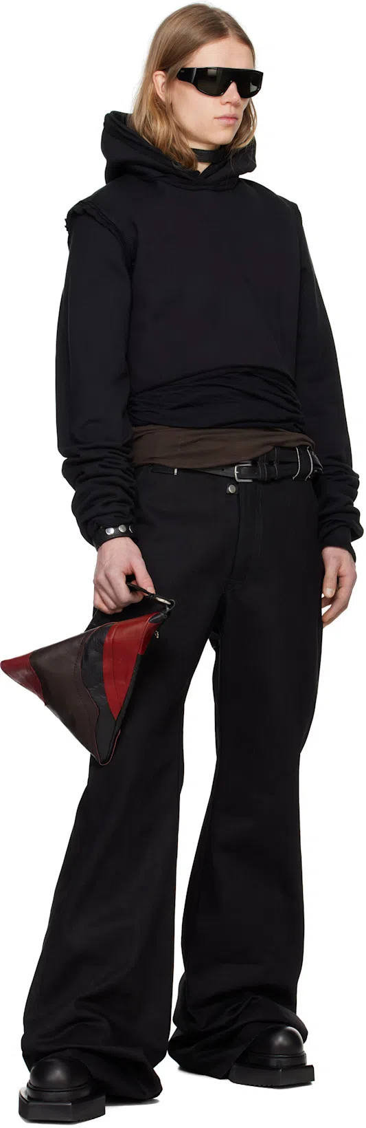 RICK OWENS Black Porterville Beatle Turbo Cyclops Chelsea Boots In 09 Black