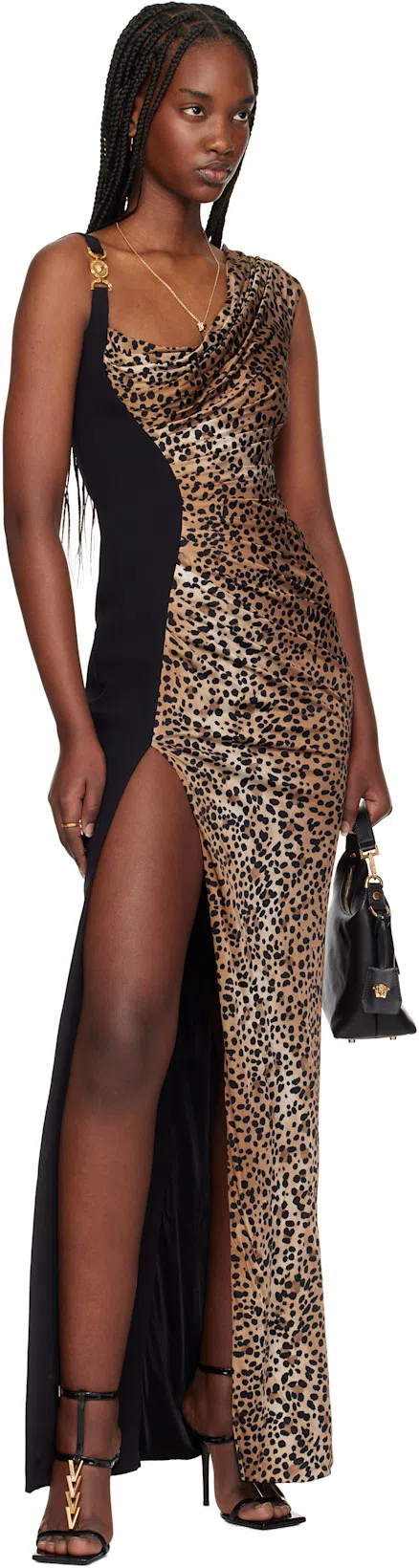 VERSACE Gold Greca Ring In 3j000- Gold