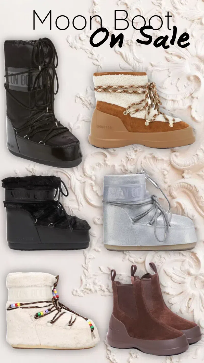 MOON BOOT Icon Suede-trimmed Quilted Shell Snow Boots In Black