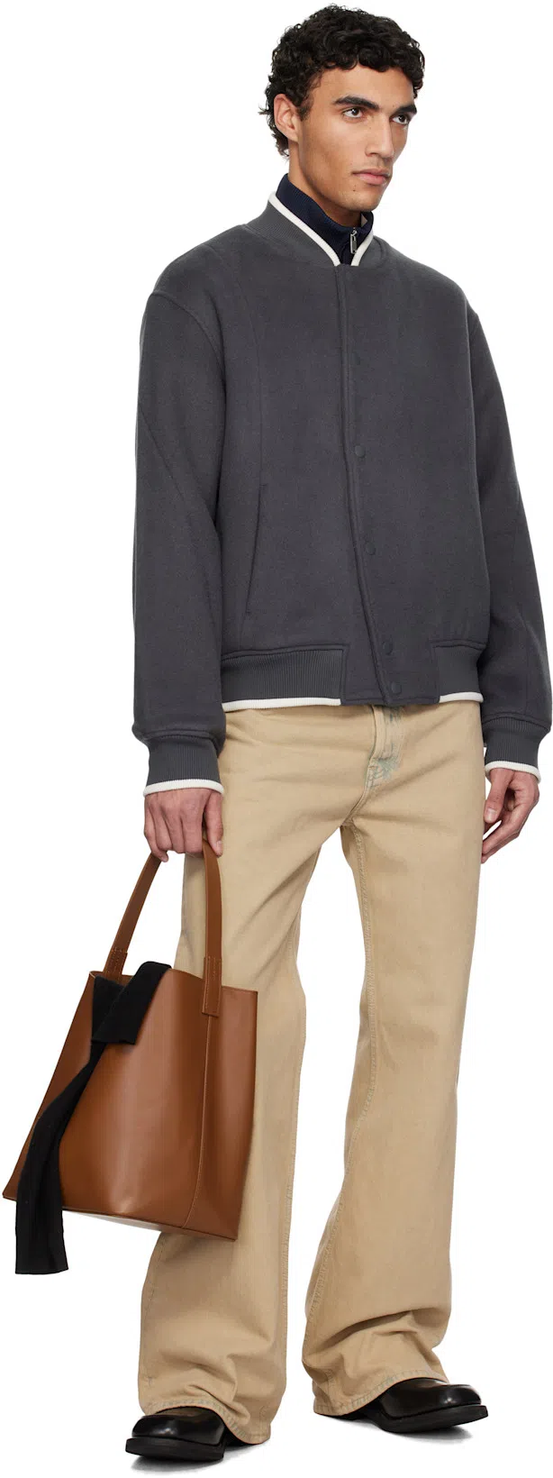 ACNE STUDIOS 1991 Toj Straight Denim Jean In 14l Light Sand