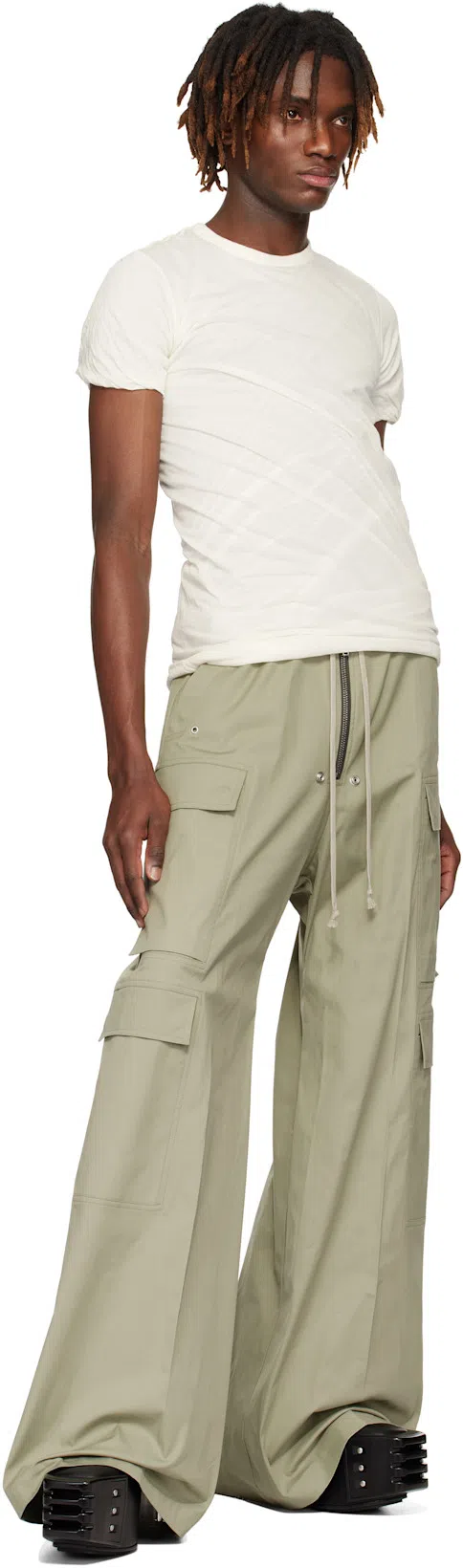 RICK OWENS Black Hollywood Grilled Kiss 45 Chelsea Boots In 90 Black/clear