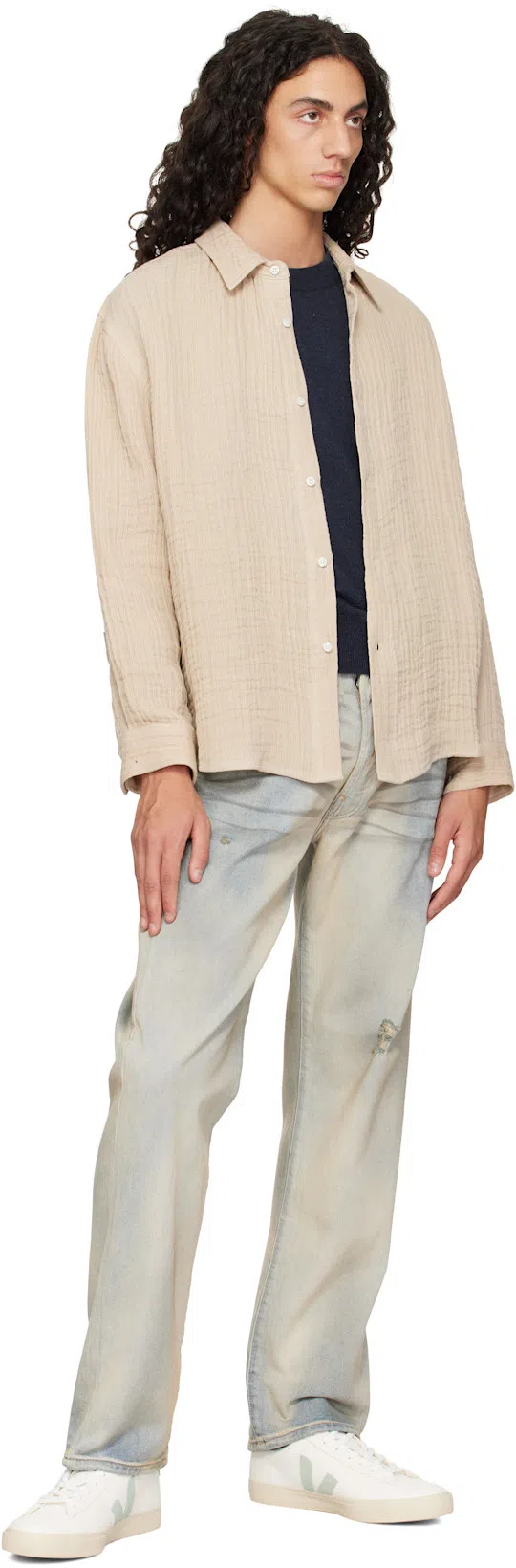 ACNE STUDIOS Blue Loose-fit 1999m Jeans In 228 Light Blue