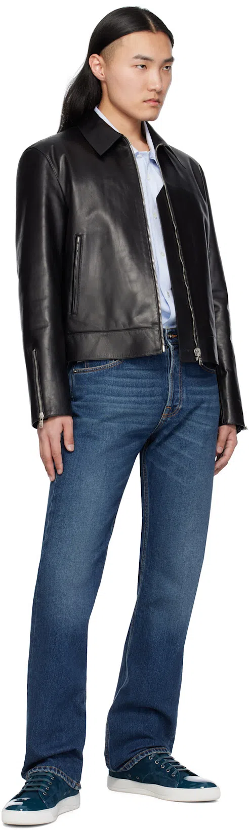 LANVIN Dbb1 Suede Sneakers In Multi