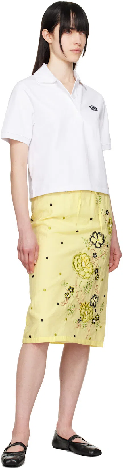 MARNI Patent-finish Ballerina Shoes In Black