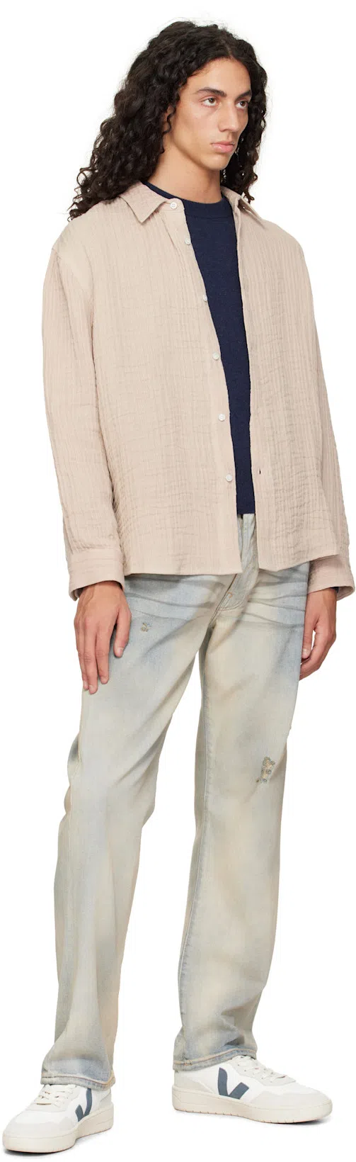 ACNE STUDIOS Blue Loose-fit 1999m Jeans In 228 Light Blue