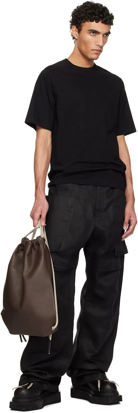 RICK OWENS Army Cyclops Turbo High-top Platform Boots In Black