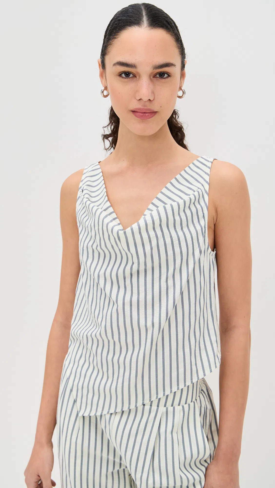 REFORMATION Womens Fior Di Latte Dusk Boat-neck Stretch Organic-cotton Top In White