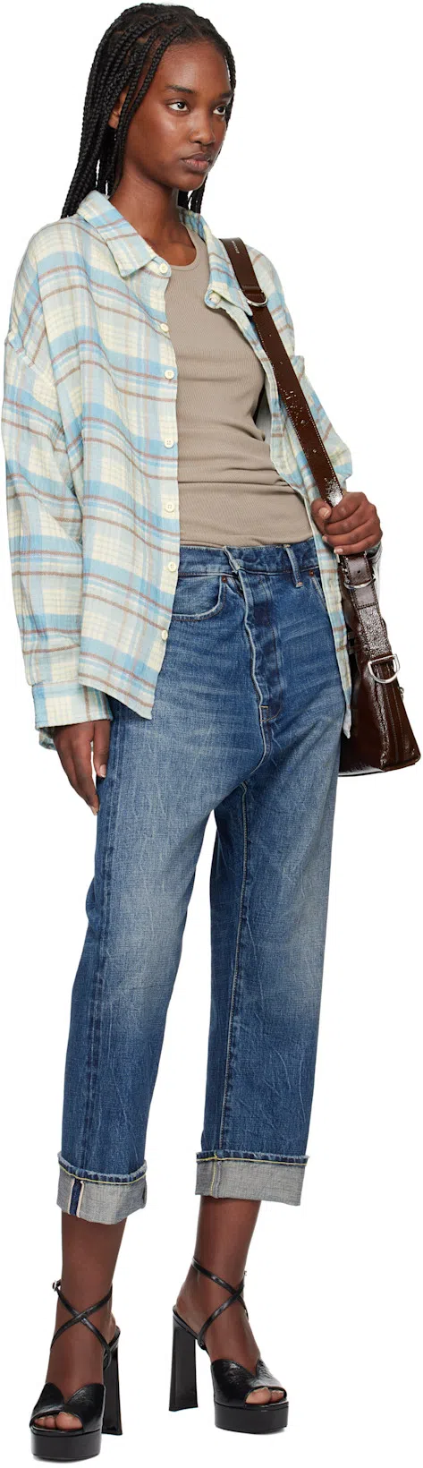 JIMMY CHOO Karli 125 Leather Platform Sandals In Black