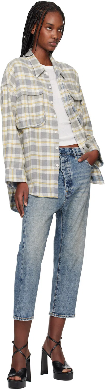 ANN DEMEULEMEESTER White Biba Sleeveless Tank Top In 002 Natural White