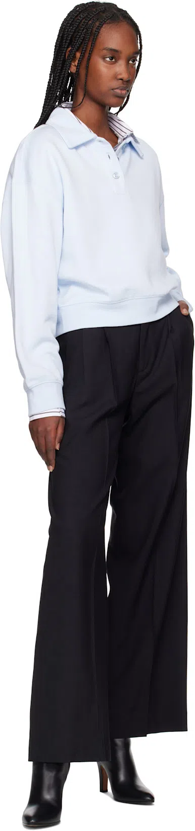 THE ROW Black Prudens Boots In Blk Black