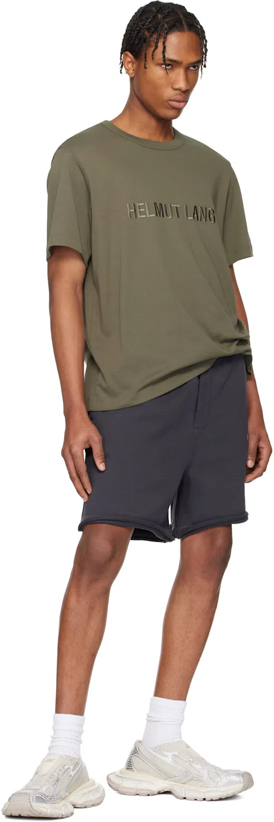 HELMUT LANG T-shirt With Logo In Green