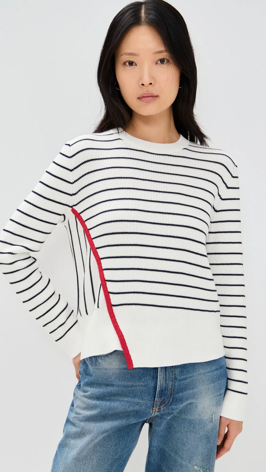 VEJA Volley Panelled Leather Sneakers In White