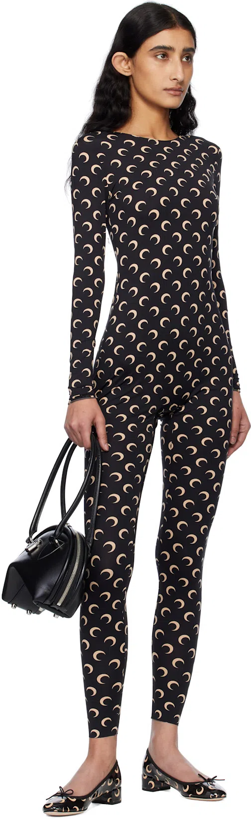 ACNE STUDIOS Black Handbag With Two Top Handles And Logo Plaque On The Front In Leather Woman In Brown