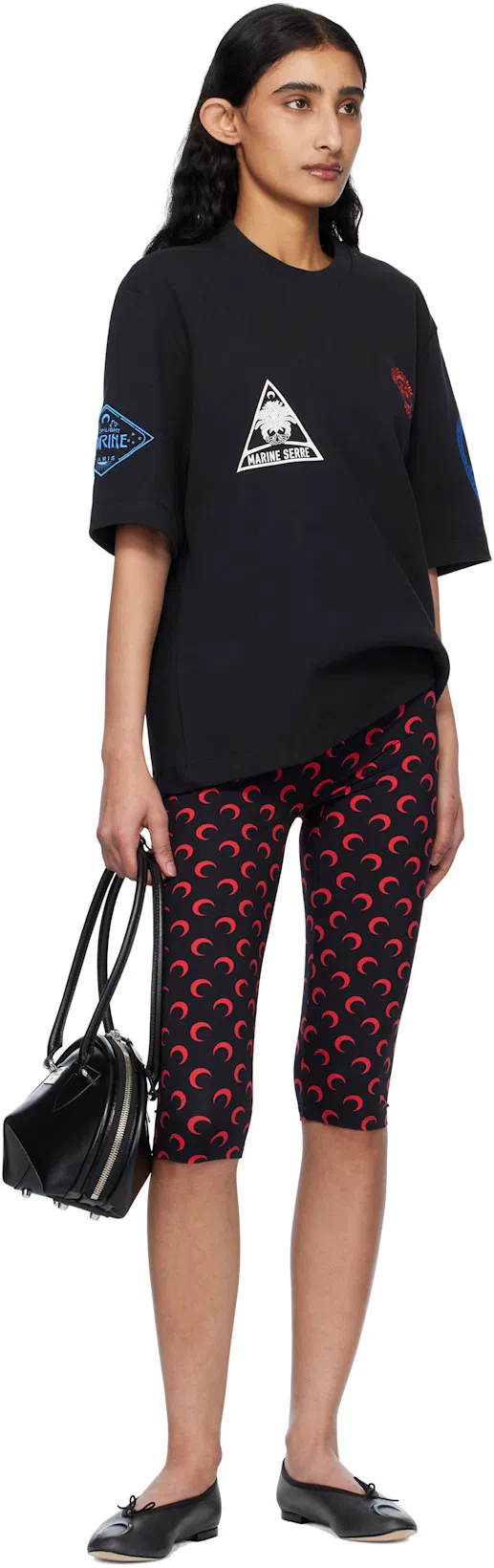 ACNE STUDIOS Black Handbag With Two Top Handles And Logo Plaque On The Front In Leather Woman In Brown