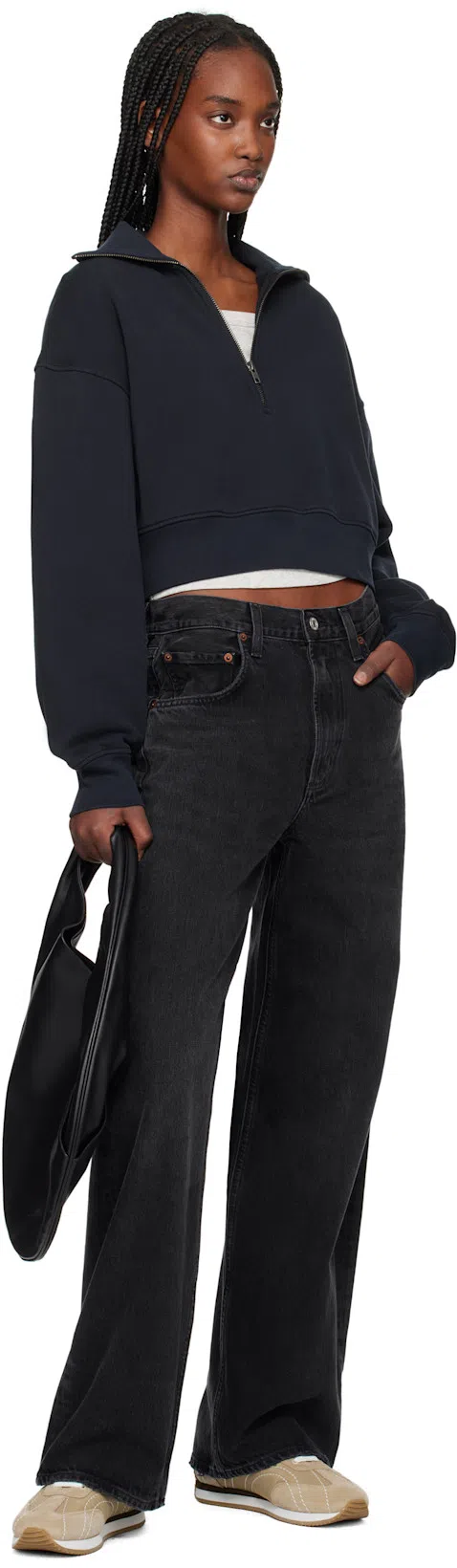 TOTÊME Toteme Nylon Low-top Sneakers In Beige