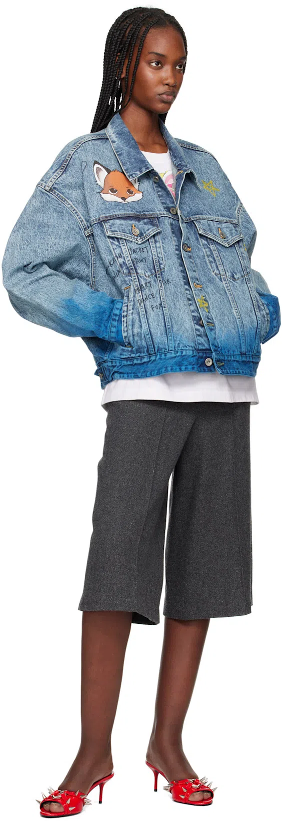 DOUBLET Silver Cheerleading Pompon Bag