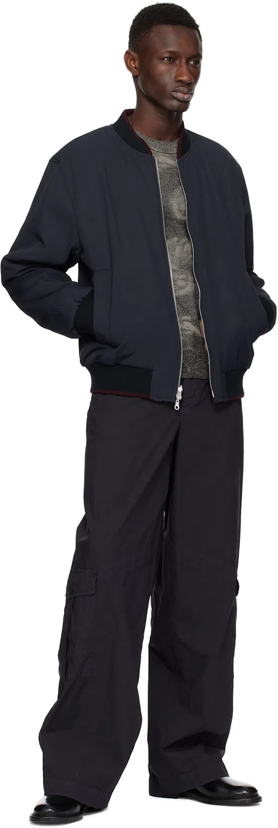 DRIES VAN NOTEN Reversible Jacket In Blue