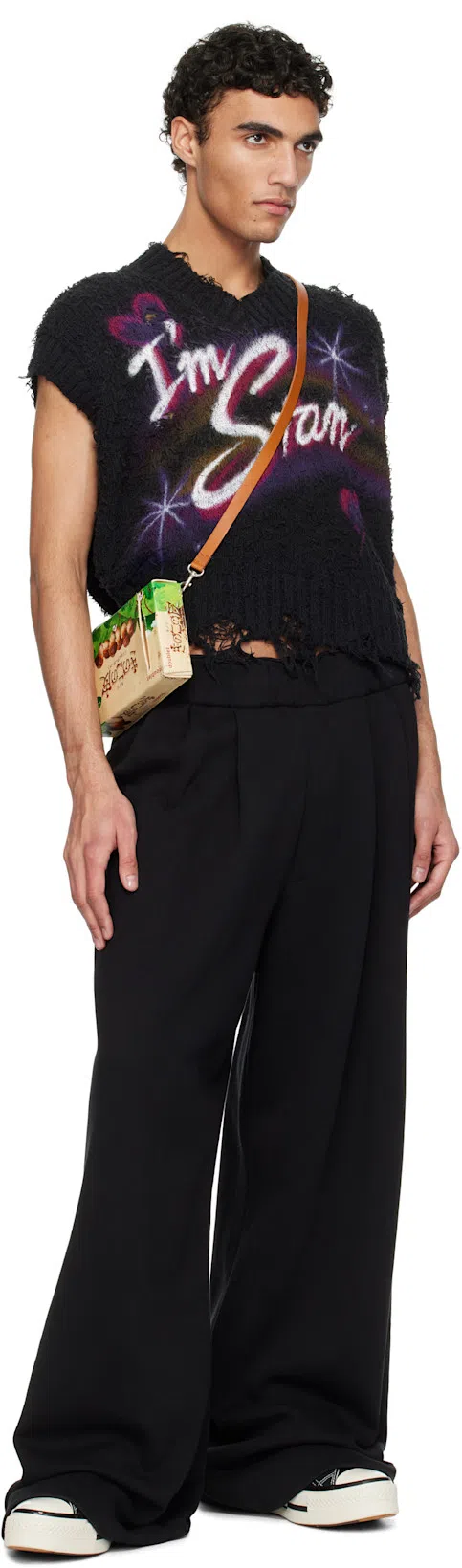 DRIES VAN NOTEN Wide-leg Trousers Back Pocket In Neutral