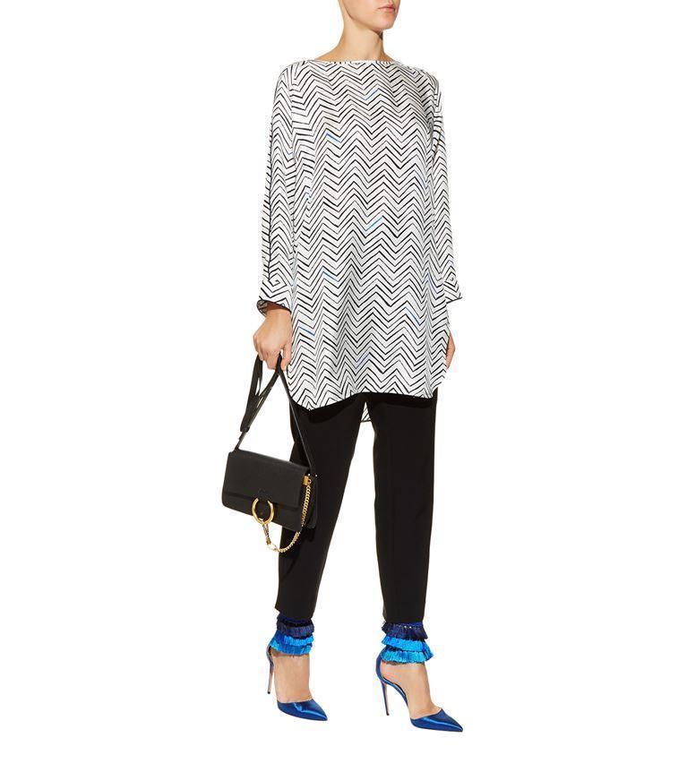 ST JOHN ‘diana' Flat Front Pressed Crease Straight Leg Pants In Black