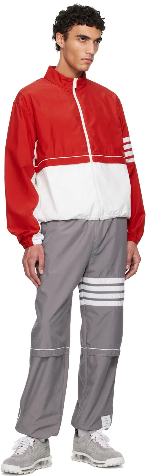 THOM BROWNE White Medium Weight Cotton Jersey T-shirt