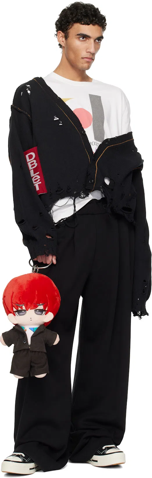 DRIES VAN NOTEN Wide-leg Trousers Back Pocket In Neutral