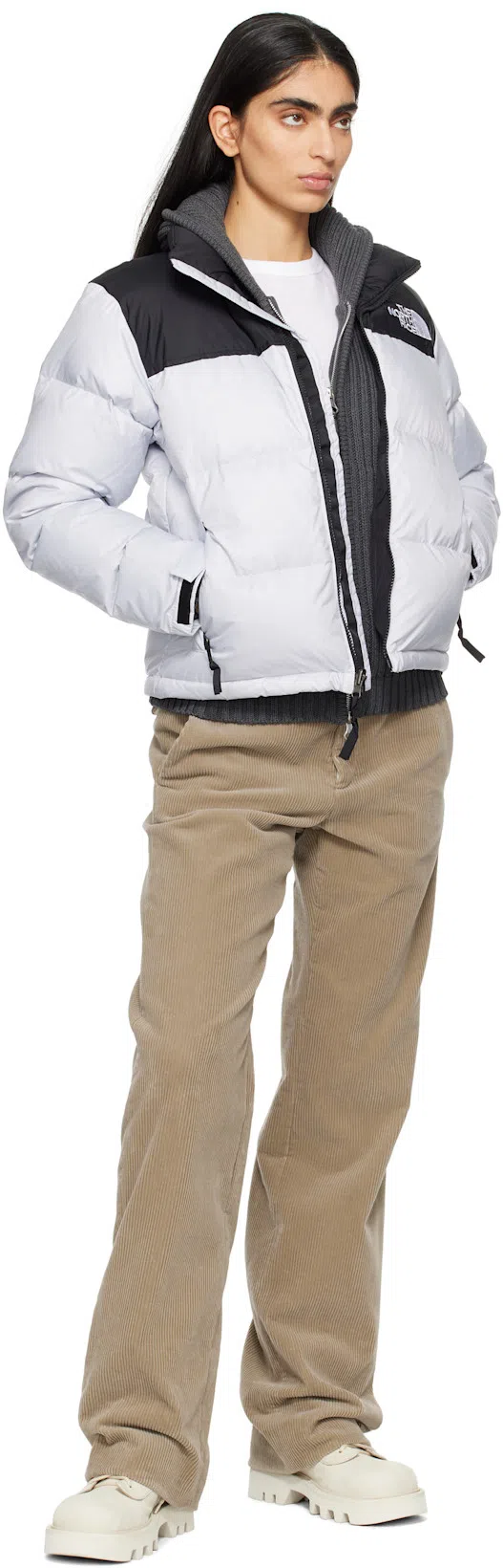 RIER Khaki Cotton Trousers In Yuta