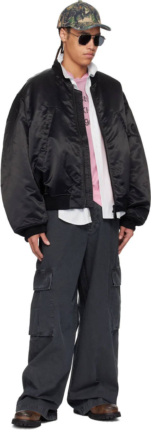 ACNE STUDIOS Man T-shirt Pink Size M Cotton