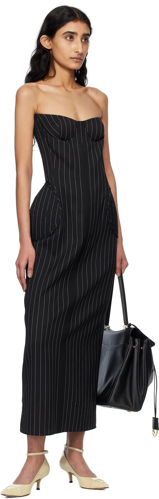 BALENCIAGA Rodeo Medium Smooth Leather Hand Bags In Black