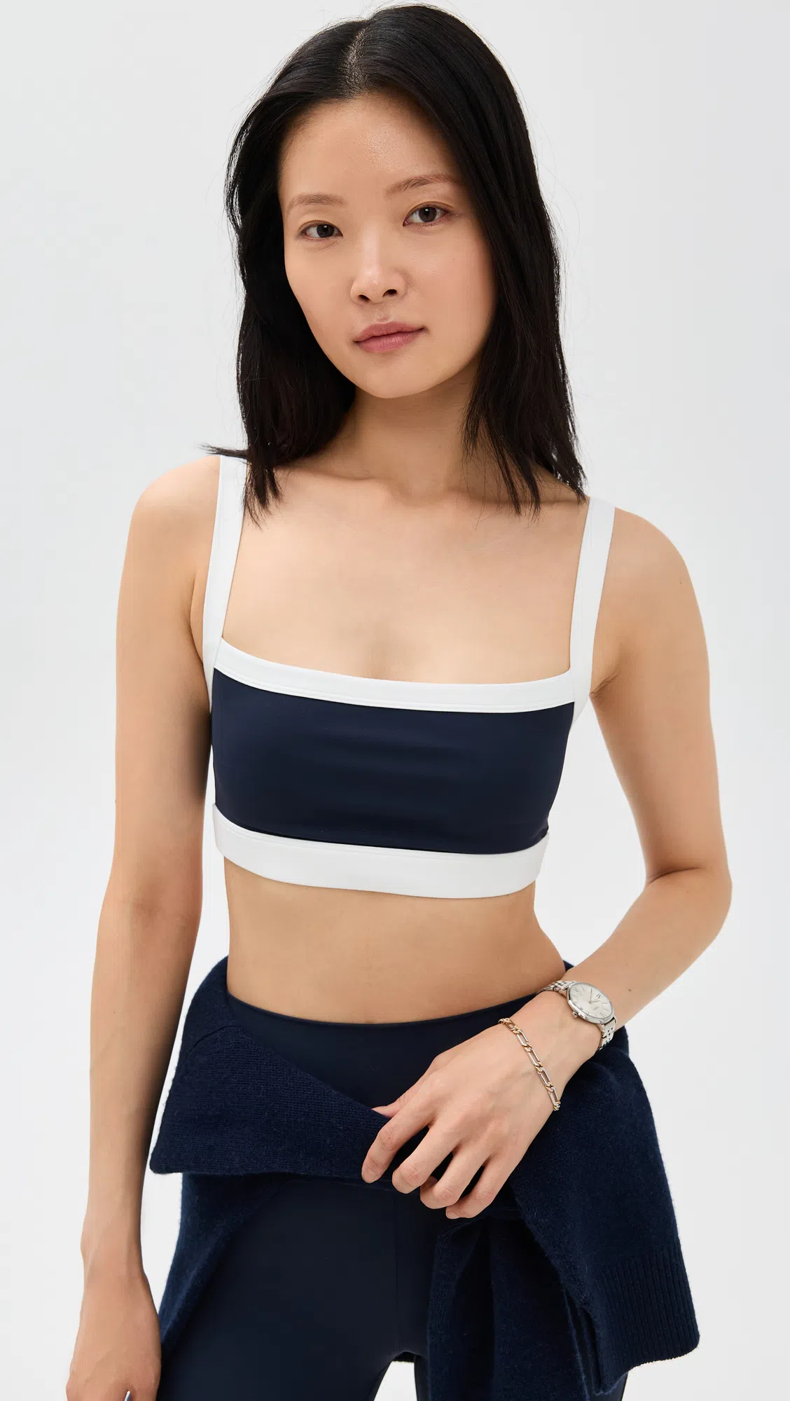 SPLITS59 Monah Rigor Sports Bra In Blue