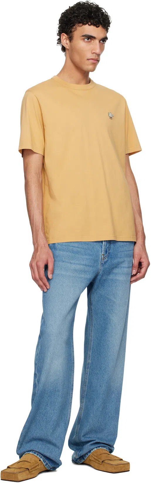 JACQUEMUS Denim Trousers Featuring Belt Loops In Blue