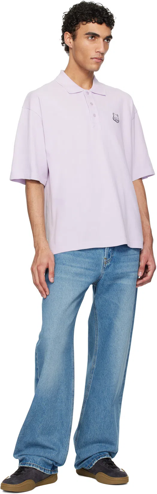 JACQUEMUS Denim Trousers Featuring Belt Loops In Blue