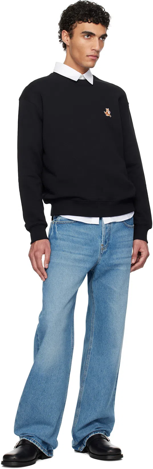 JACQUEMUS Denim Trousers Featuring Belt Loops In Blue