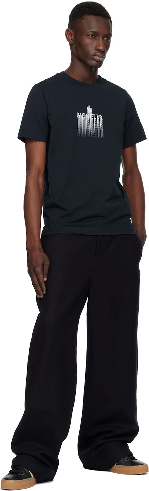 MONCLER Monaco2 Low-top Leather Sneakers In Gray