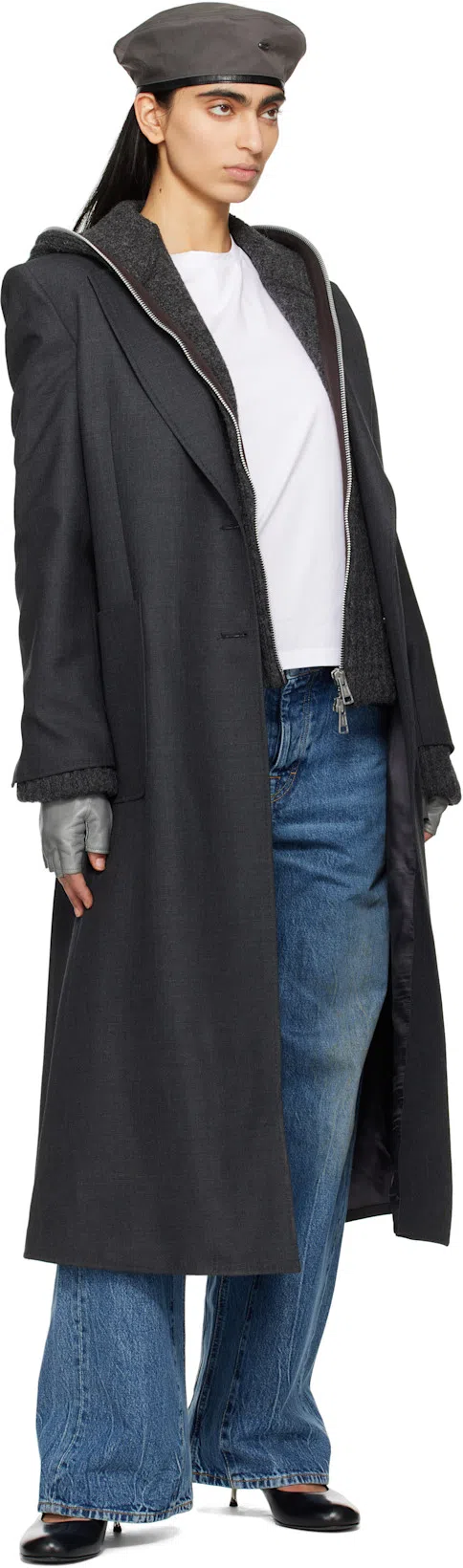 OUR LEGACY Black Declined Heels In True Dye Black