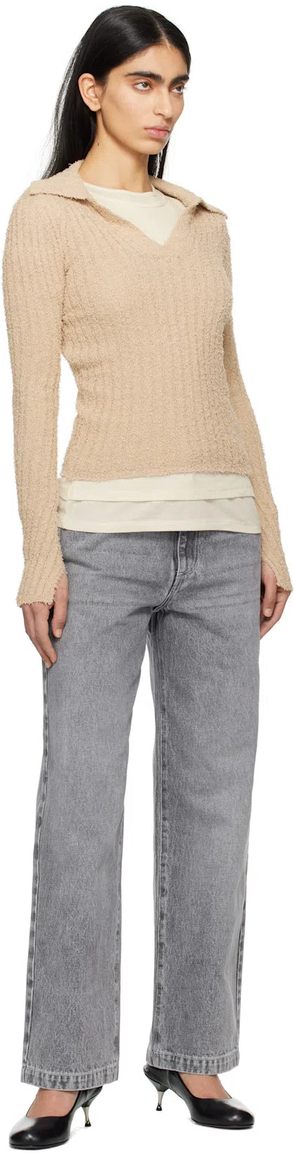 OUR LEGACY Black Declined Heels In True Dye Black