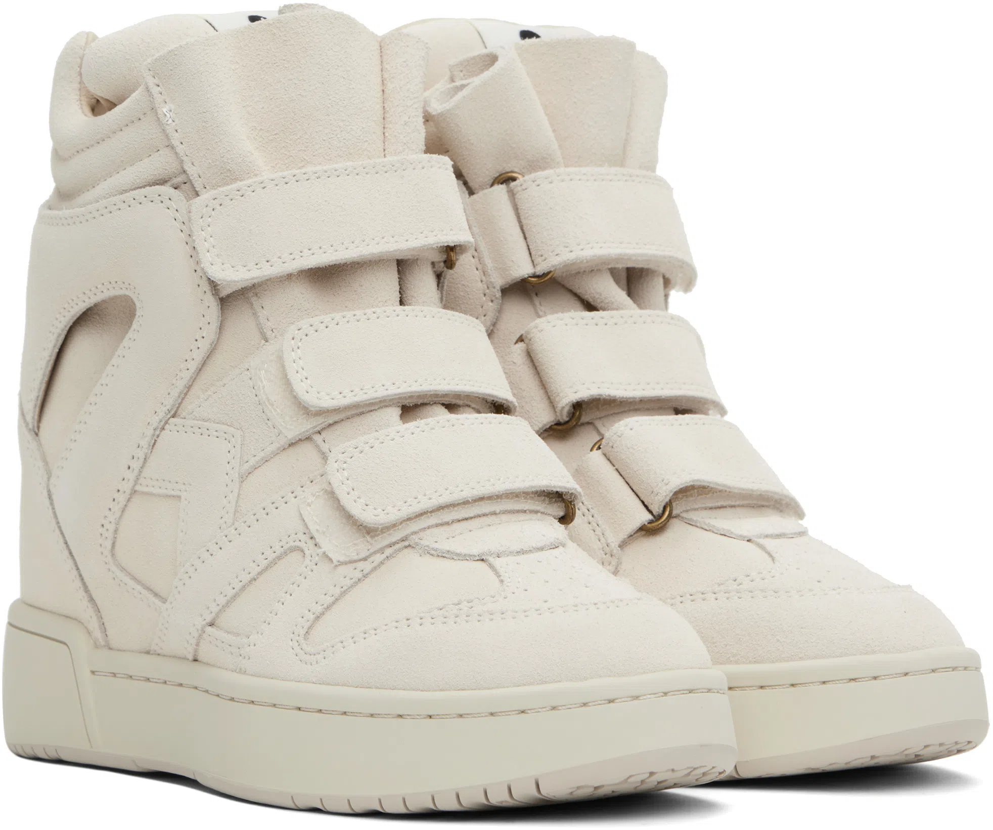 ISABEL MARANT Im3 High Top Sneakers In Neutrals