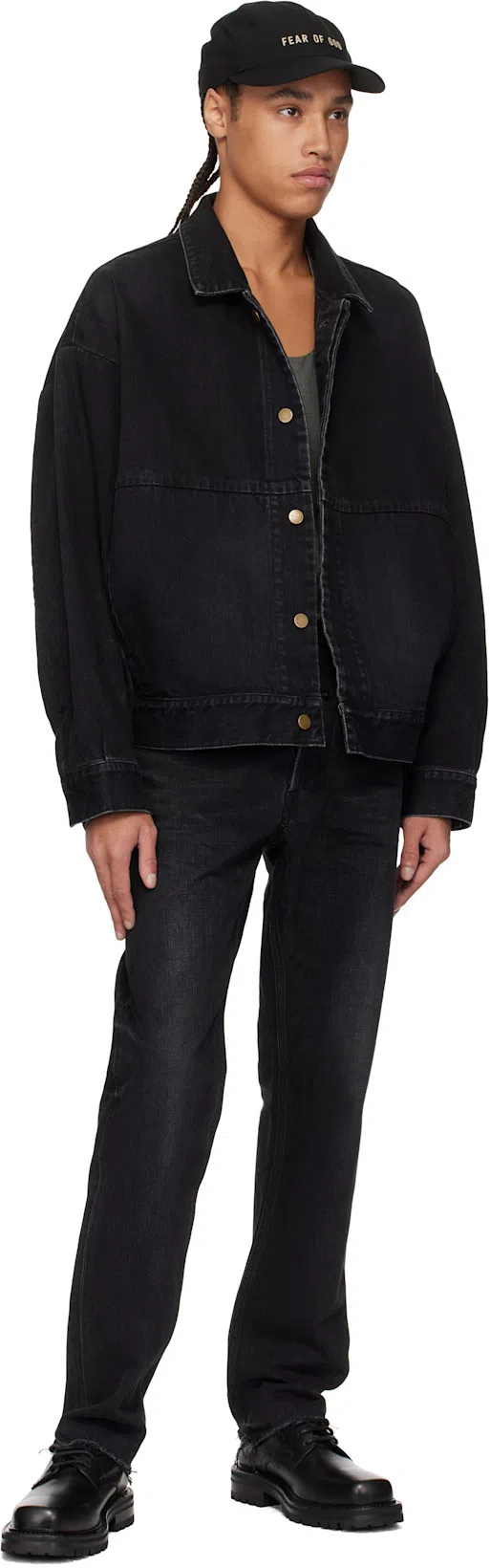 FEAR OF GOD Men's Classic 5 Pockets Jeans In Black