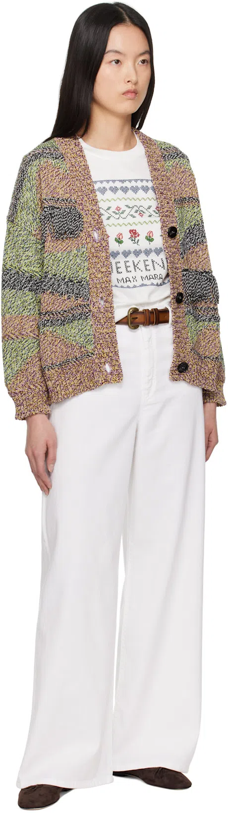 AEYDE Delfina Bow-detailed Ballet Flats In Brown