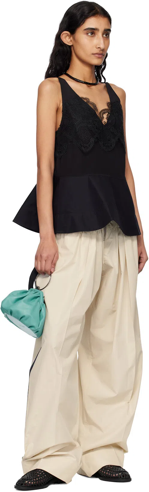 3.1 PHILLIP LIM Alexa Macrame Leather Loafers In Black