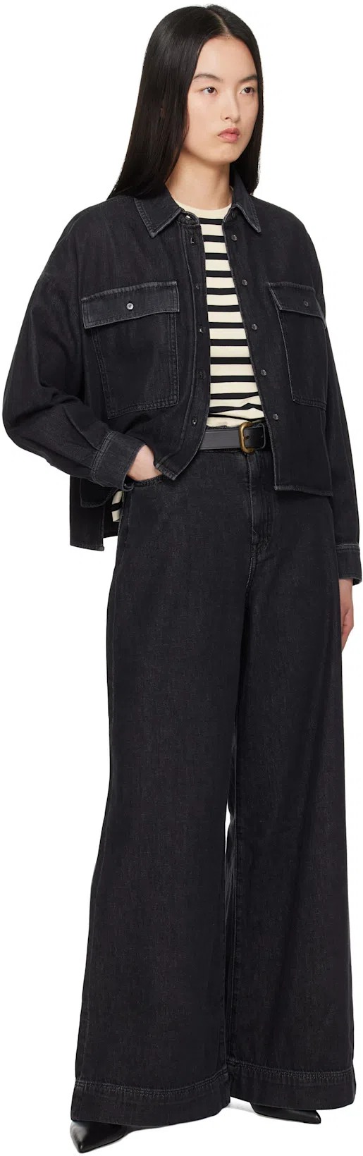 AEYDE Woman Ankle Boots Black Size 6 Leather