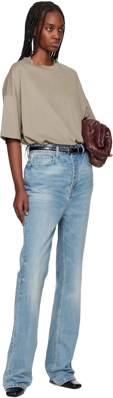 FEAR OF GOD Beige Milano Short Sleeve T-shirt In Dusty Beige